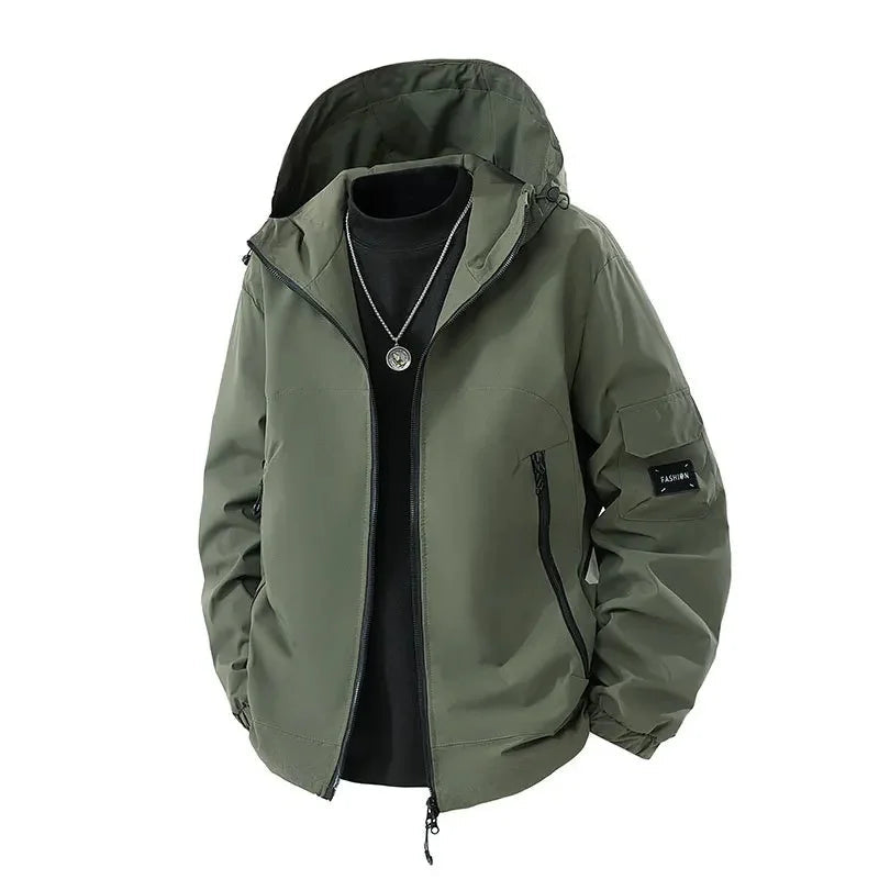 Drune | Herren Skijacke - Winter Kapuzenjacke, Wasserabweisend
