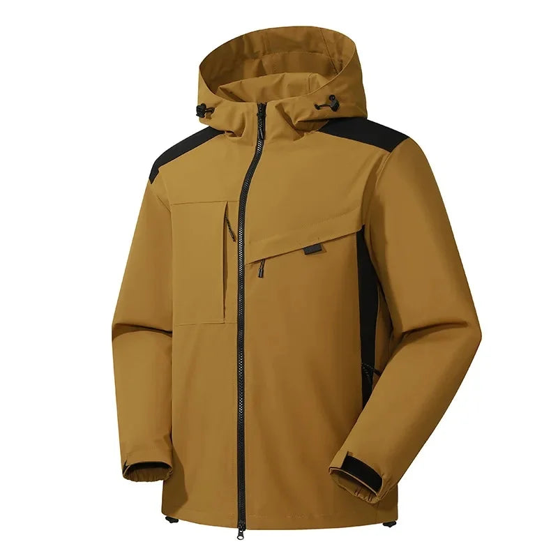 Drune | Herren Skijacke - Lockere Passform, Kapuzendesign Winter