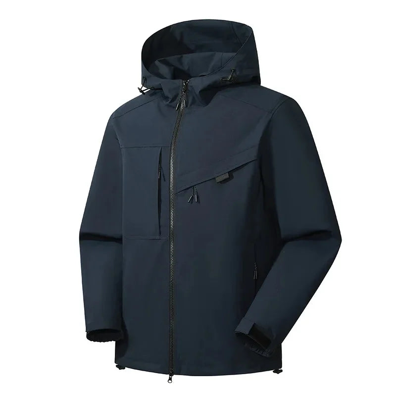 Drune | Herren Skijacke - Lockere Passform, Kapuzendesign Winter
