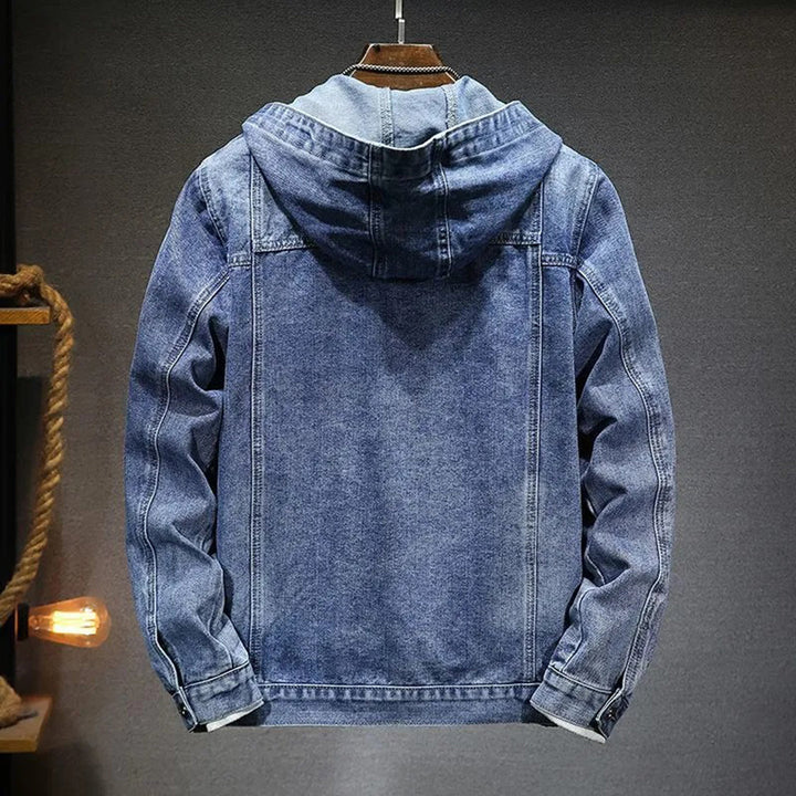Drune | Jeansjacke mit Kapuze für Männer