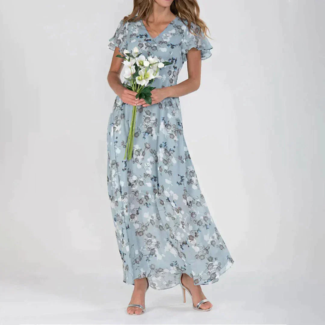 Drune | Elegante Blumen Kleid für Festliche Anlässe