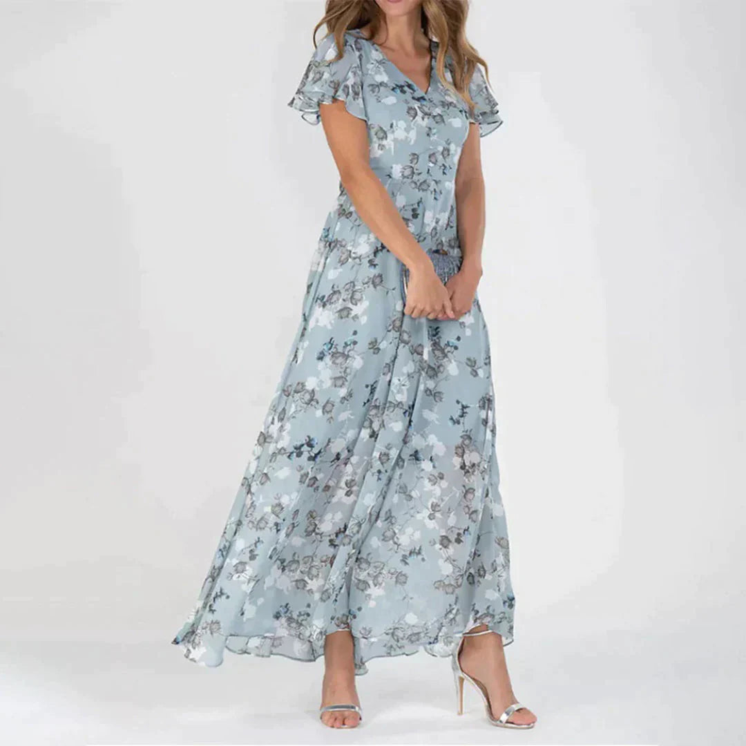 Drune | Elegante Blumen Kleid für Festliche Anlässe