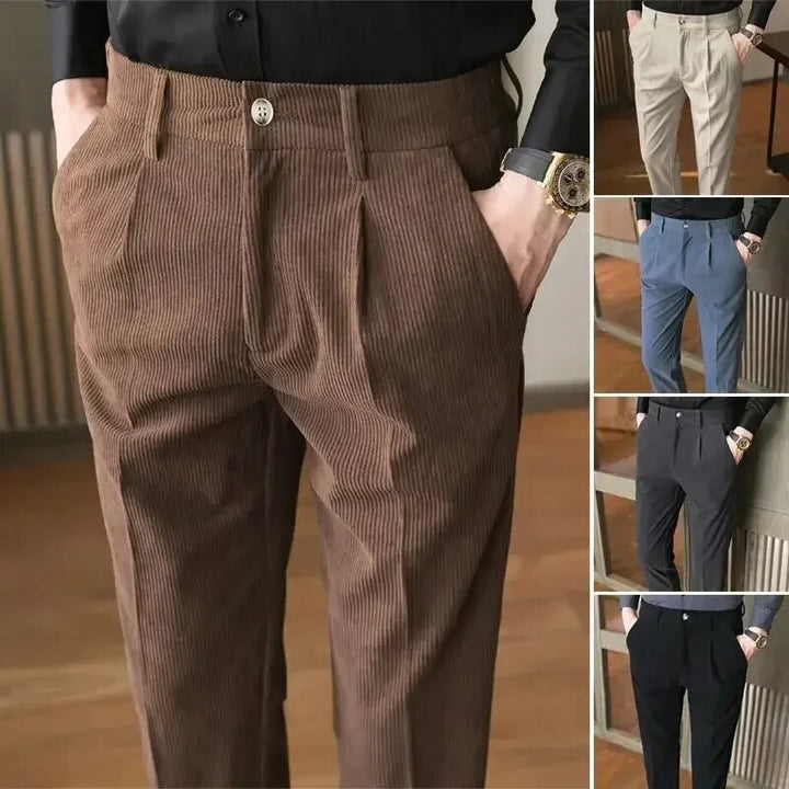 Drune | Slim Cordhosen für Herren - Moderne Passform