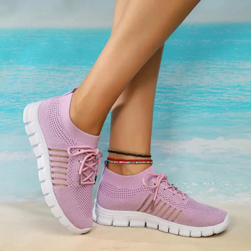 Drune | On Sneakers Orthopädisch Walking Mesh Sneakers Damen Schuhe