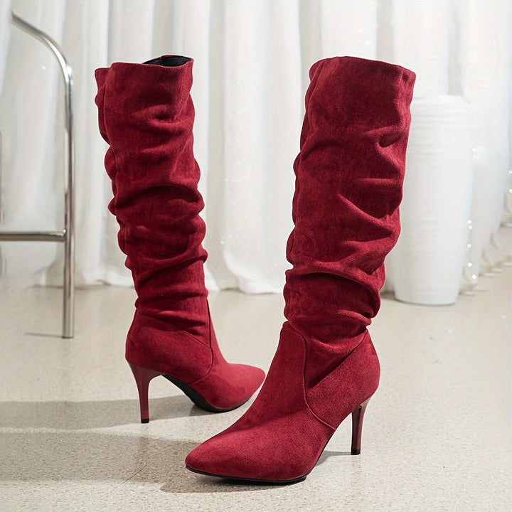 Drune | Slouch Kniefhöhe Stiefel für Damen – Schickes & Elegantes Design