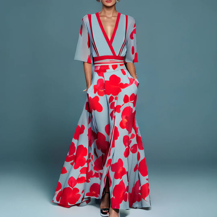 Drune | Geblümtes Maxikleid Für Damen