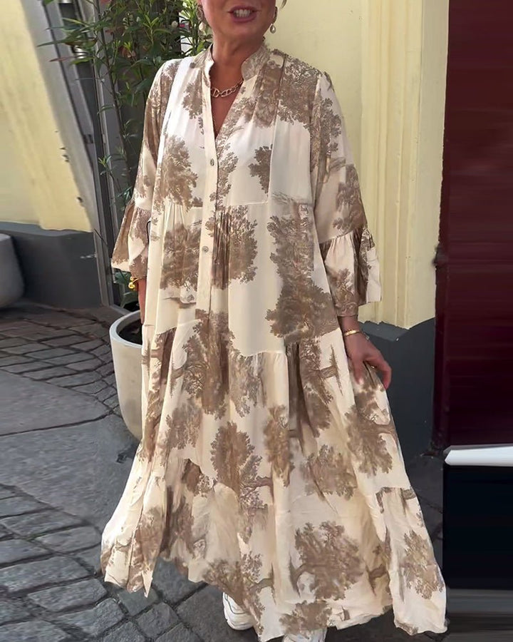 Drune | Lange Elegante Fließkleid