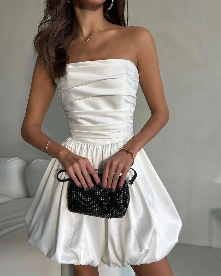 Drune | Elegantes Trägerloses Partykleid Für Frauen