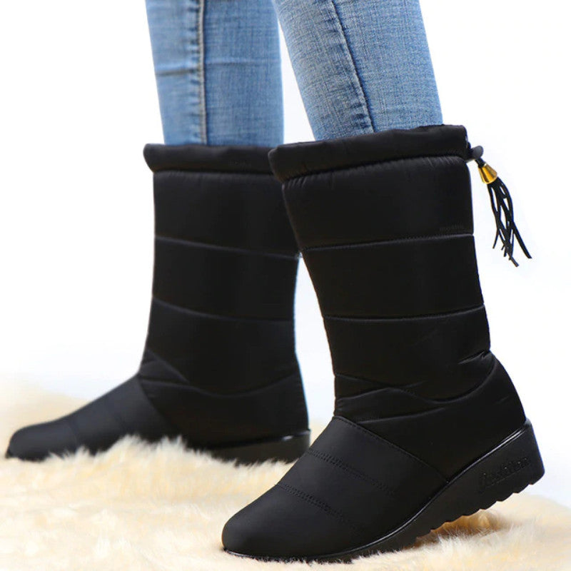 Drune | Damen Wasserdichte Winter Warme Baumwollstiefel
