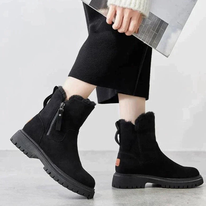 Drune | Stiefel für Damen mit Reißverschluss und Verzierungen