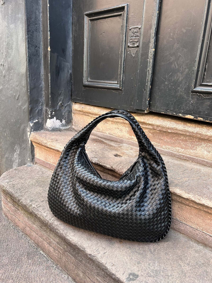 Drune | Große Geflochtene Hobo Tasche