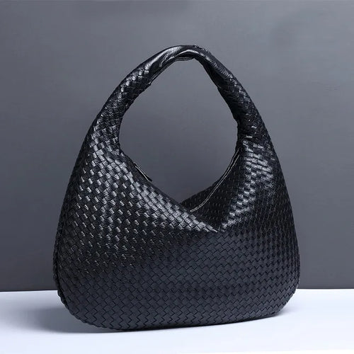 Drune - Vintage Umhängetasche damen | Geflochtene Handtasche mit Reißverschluss im Sale
