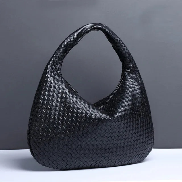 DruneVintage Umhängetasche Damen Geflochtene Handtasche mit Reißverschluss Im Sale
