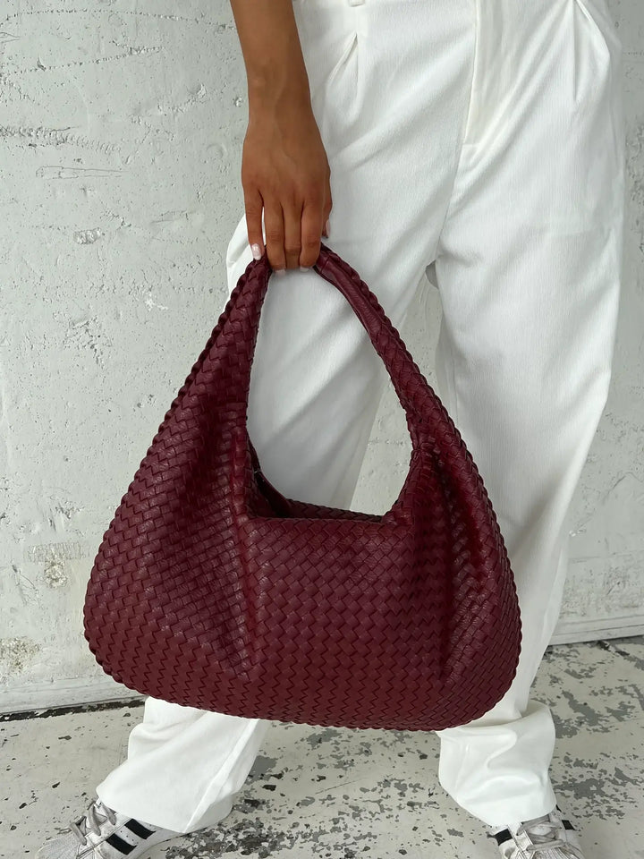 Drune | Große Geflochtene Hobo Tasche