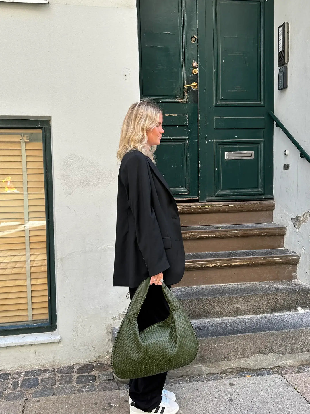 Drune | Große Geflochtene Hobo Tasche
