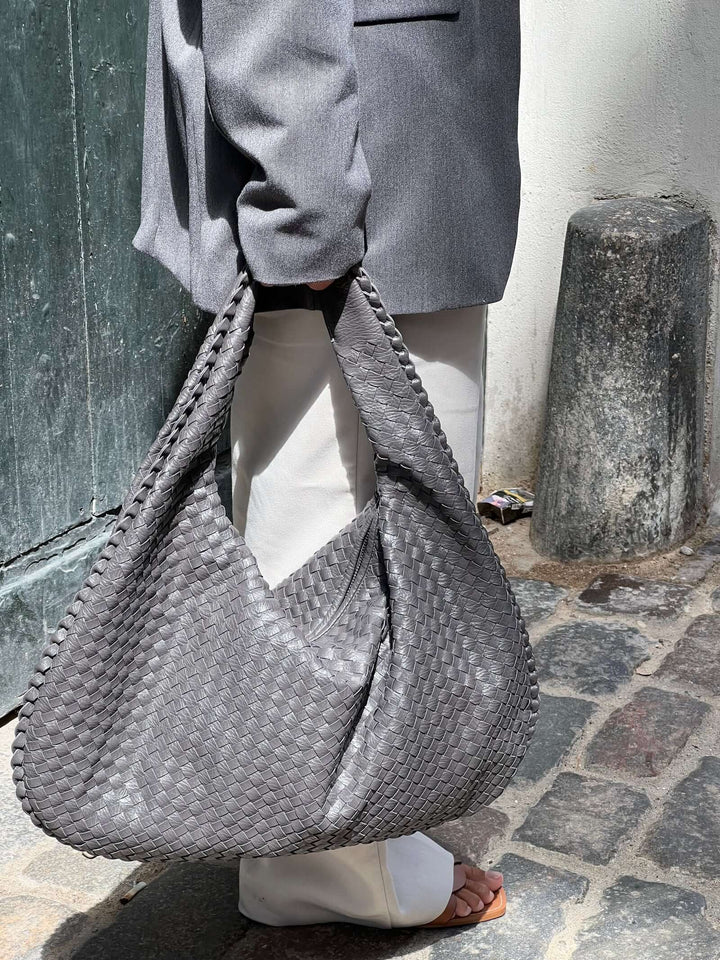 Drune | Große Geflochtene Hobo Tasche