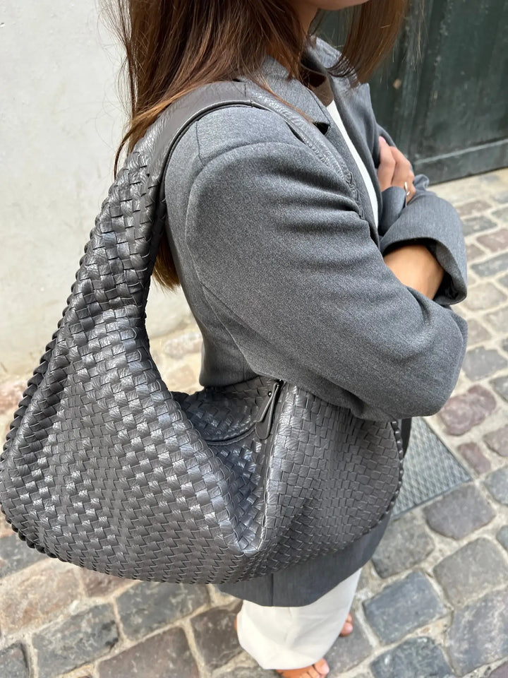 Drune | Große Geflochtene Hobo Tasche