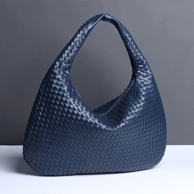Drune - Vintage Umhängetasche damen | Geflochtene Handtasche mit Reißverschluss im Sale