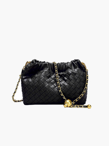 Drune | Luxuriöse Damen Tasche Mit Goldener Kette