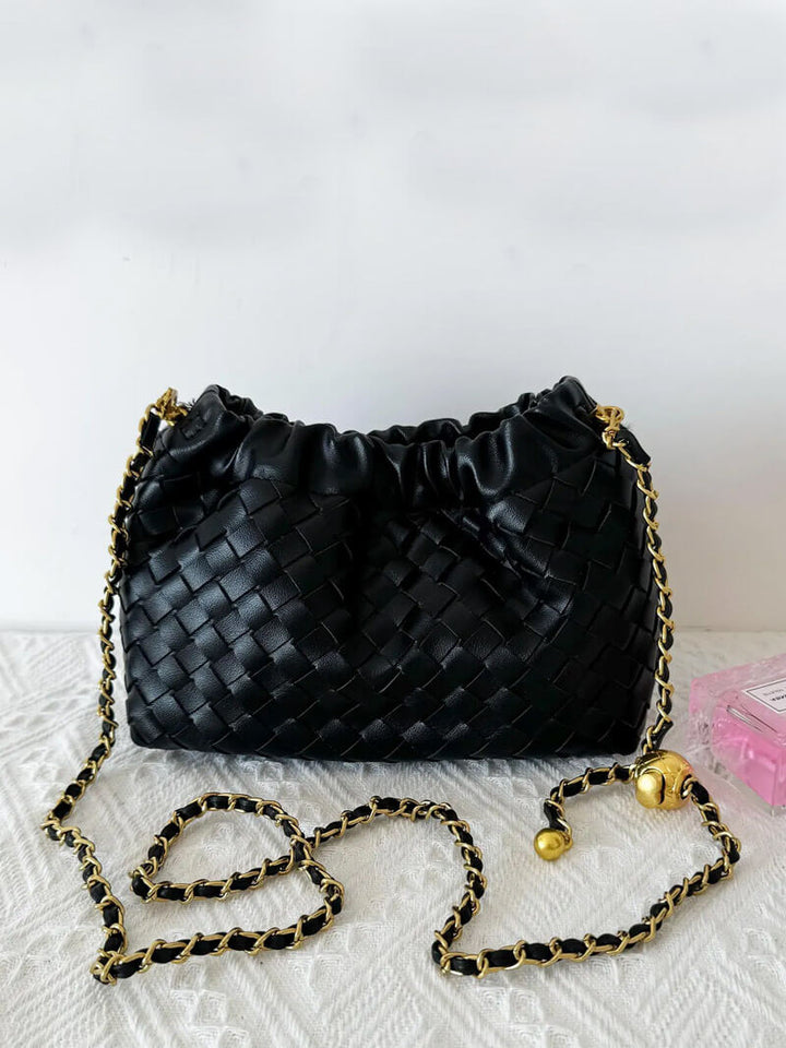 Drune | Luxuriöse Damen Tasche Mit Goldener Kette