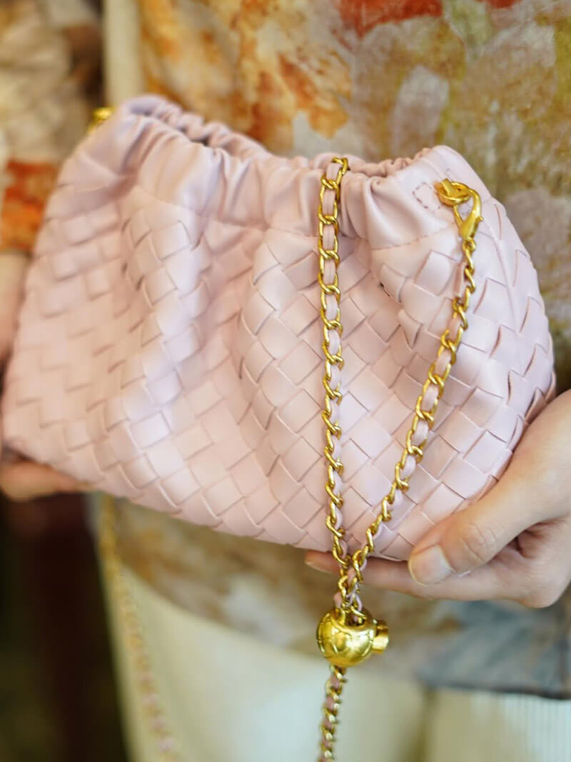 Drune | Luxuriöse Damen Tasche Mit Goldener Kette