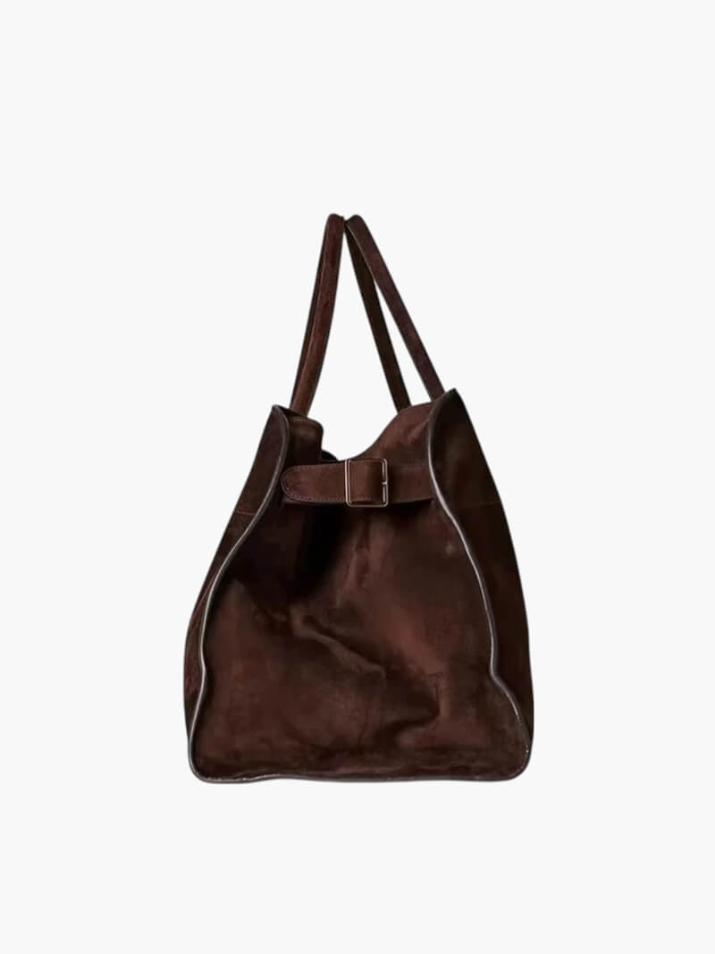Drune | Vintage-Tasche Aus Veganem Leder Mit Großem Fassungsvermögen