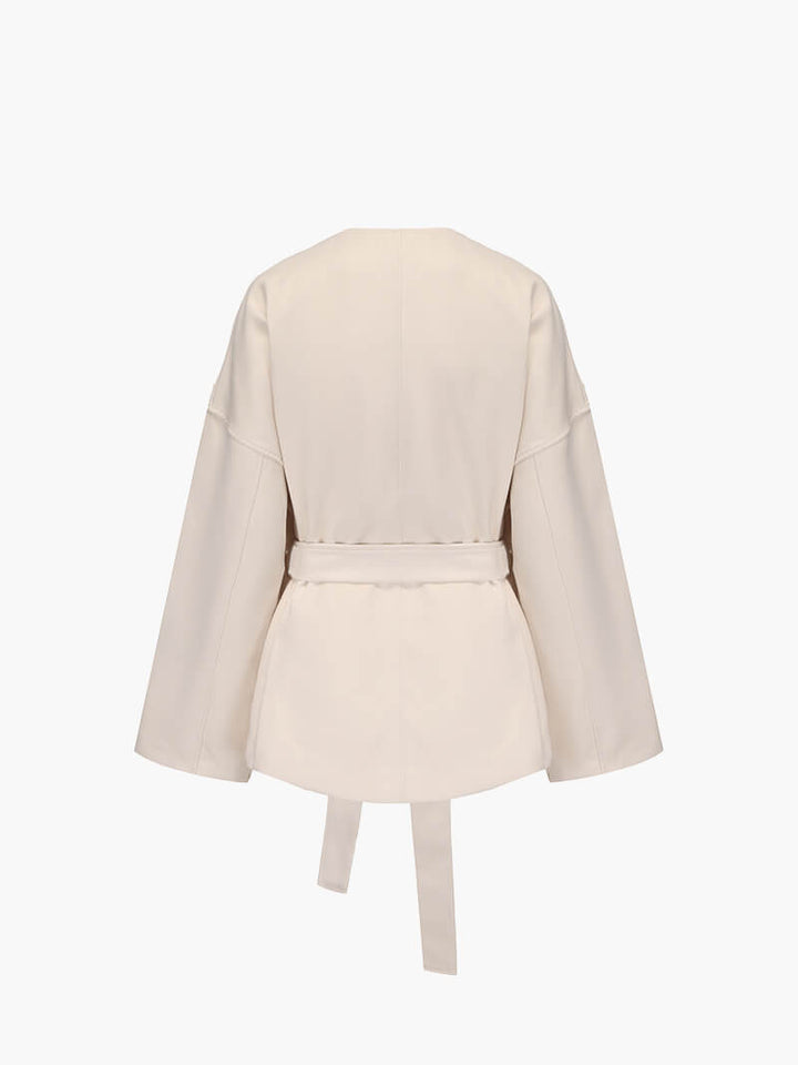 Drune | Kimono Jacke Eleganter Cardigan mit Bindegürtel