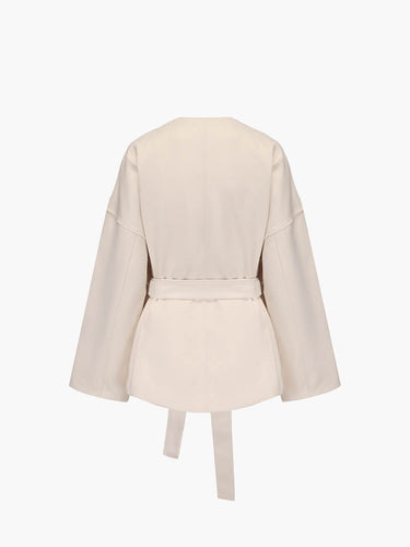 Drune | Kimono Jacke Eleganter Cardigan mit Bindegürtel