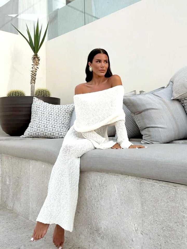 Drune | Off-shoulder Maxi-Kleid für Damen