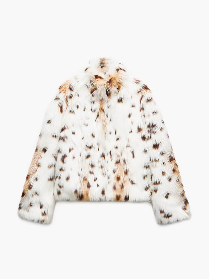 Drune | Velvetfur Mantel - Statement-Mantel für Frauen mit markantem Drune | Muster