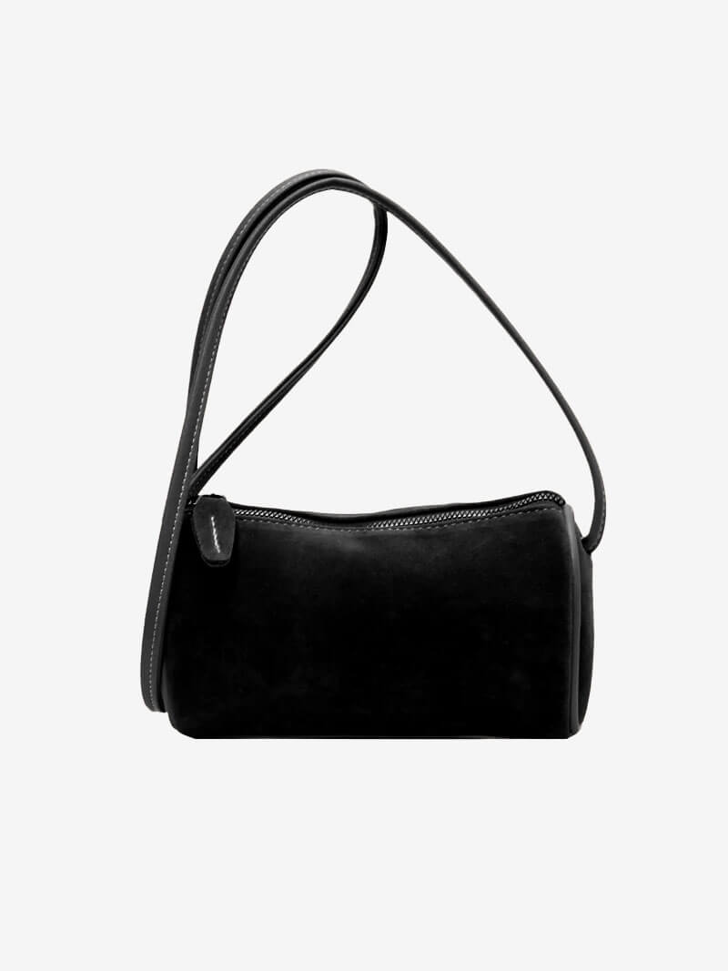 Drune | Weiche Braune Wildleder Tasche