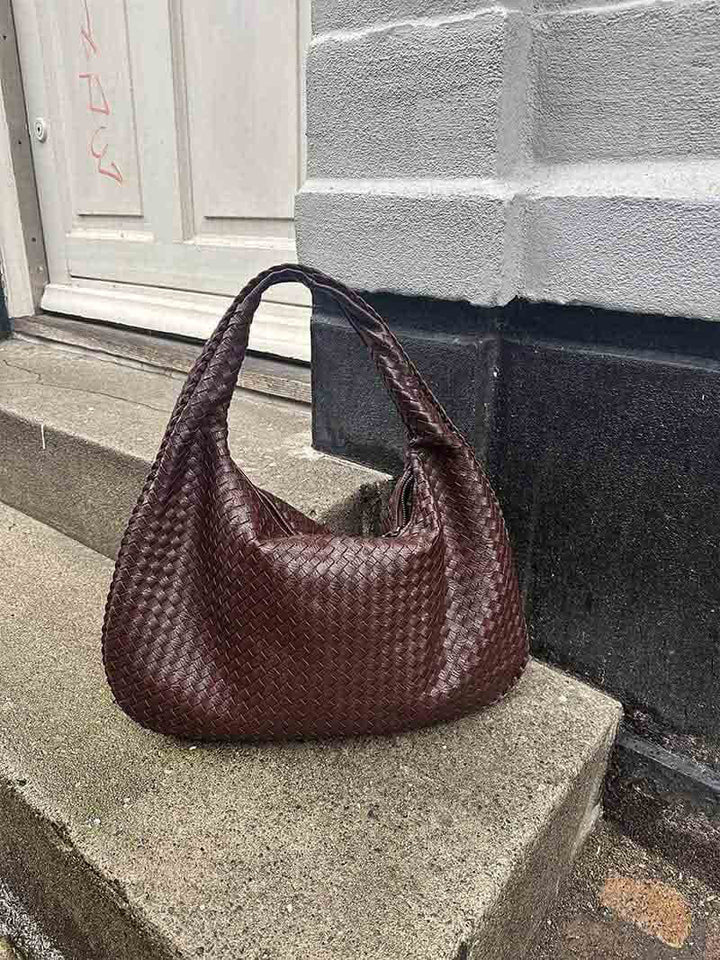 Drune | Große Geflochtene Hobo Tasche