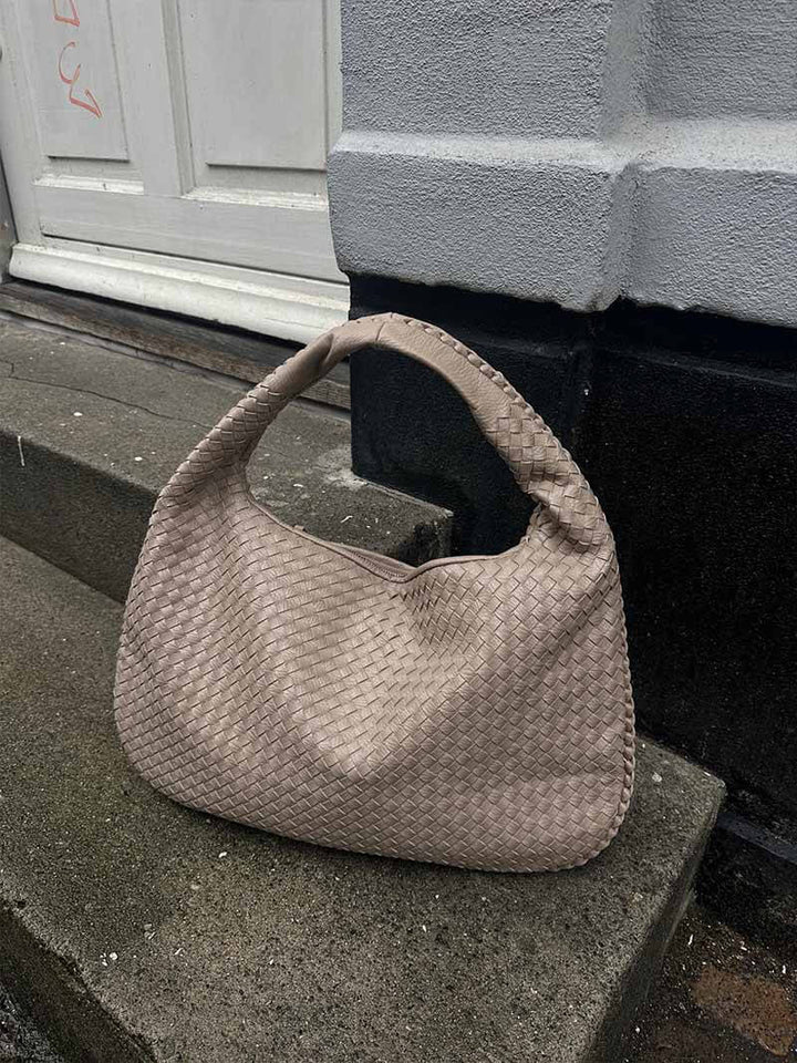 Drune | Große Geflochtene Hobo Tasche