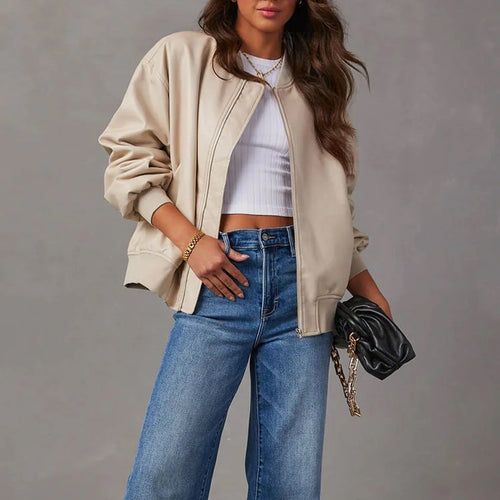 Drune | Übergrößenschnitt Fliegerjacke für Damen