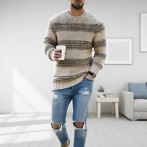 Drune | Weicher Strickpullover für Herren - Zeitloses Design