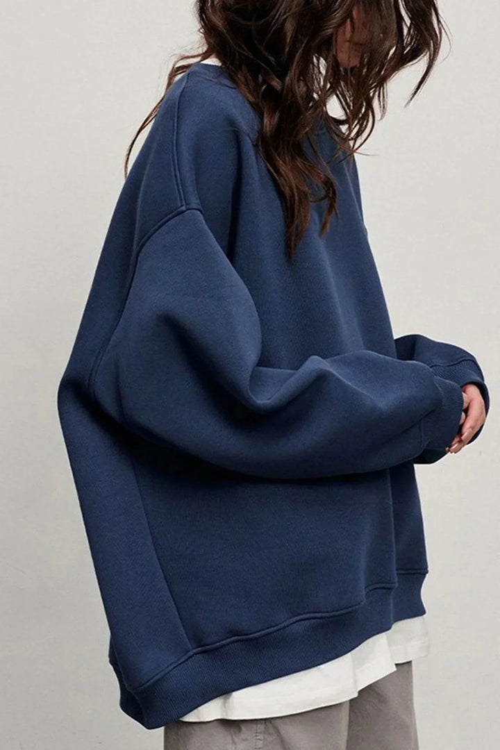 Drune | Oversize-Sweatshirt mit Rundhalsausschnitt