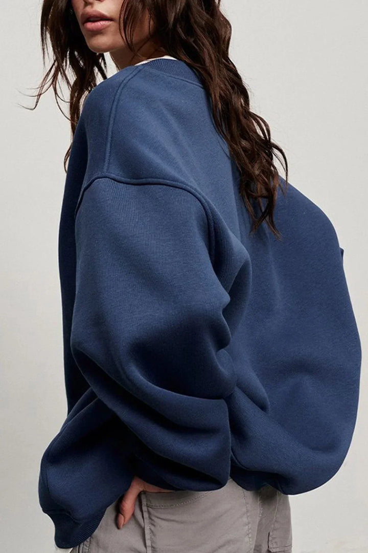 Drune | Oversize-Sweatshirt mit Rundhalsausschnitt