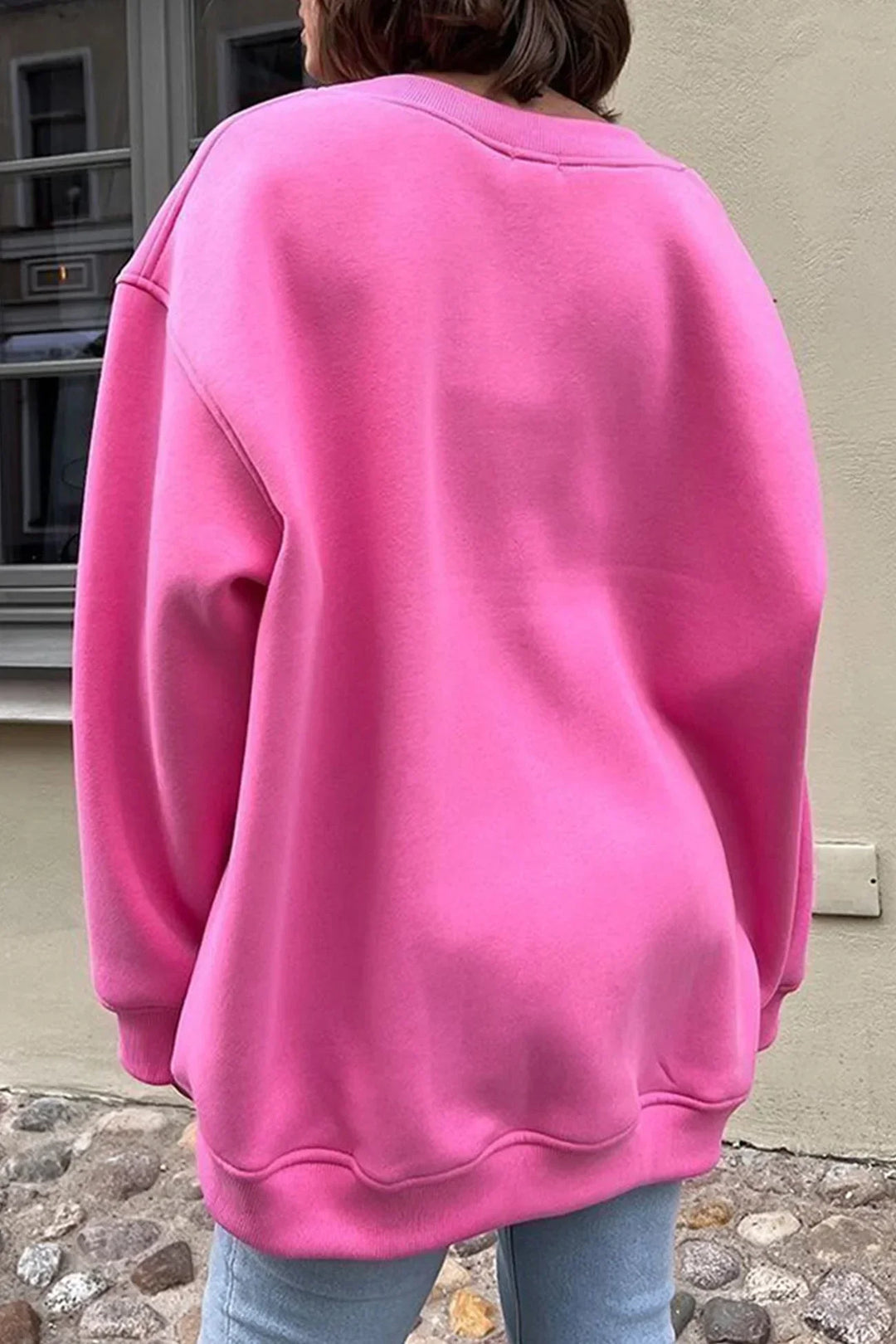 Drune | Oversize-Sweatshirt mit Rundhalsausschnitt