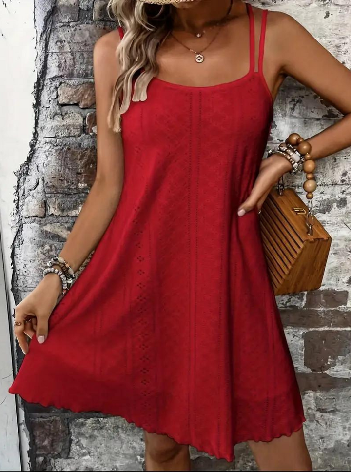 Drune | Sommerkleid, ärmellos, Mini, Cami Kleid, Sonnenkleid