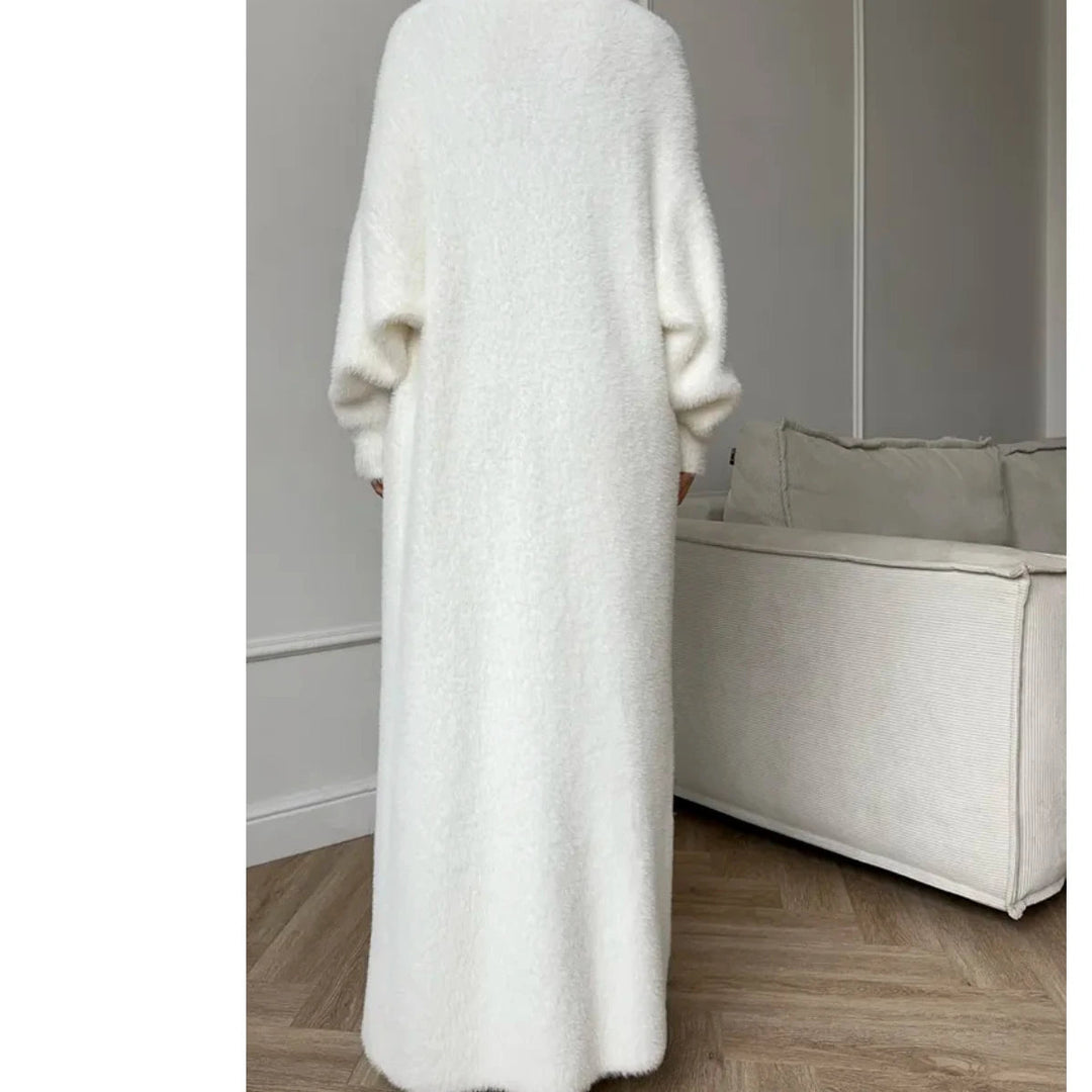 Drune | Damen Lange Strickjacke mit Lockere Passform