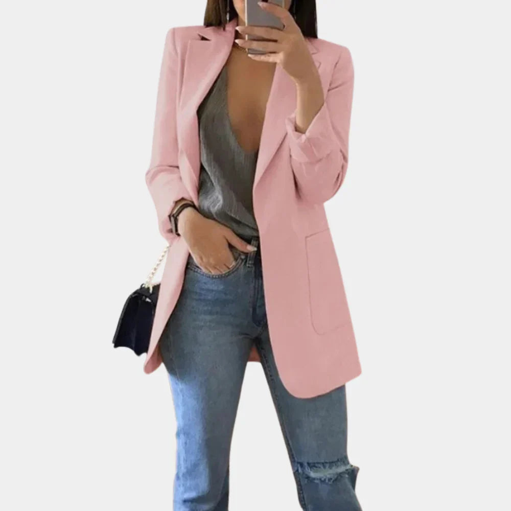 Drune | Langer Slim Fit Blazer Damen