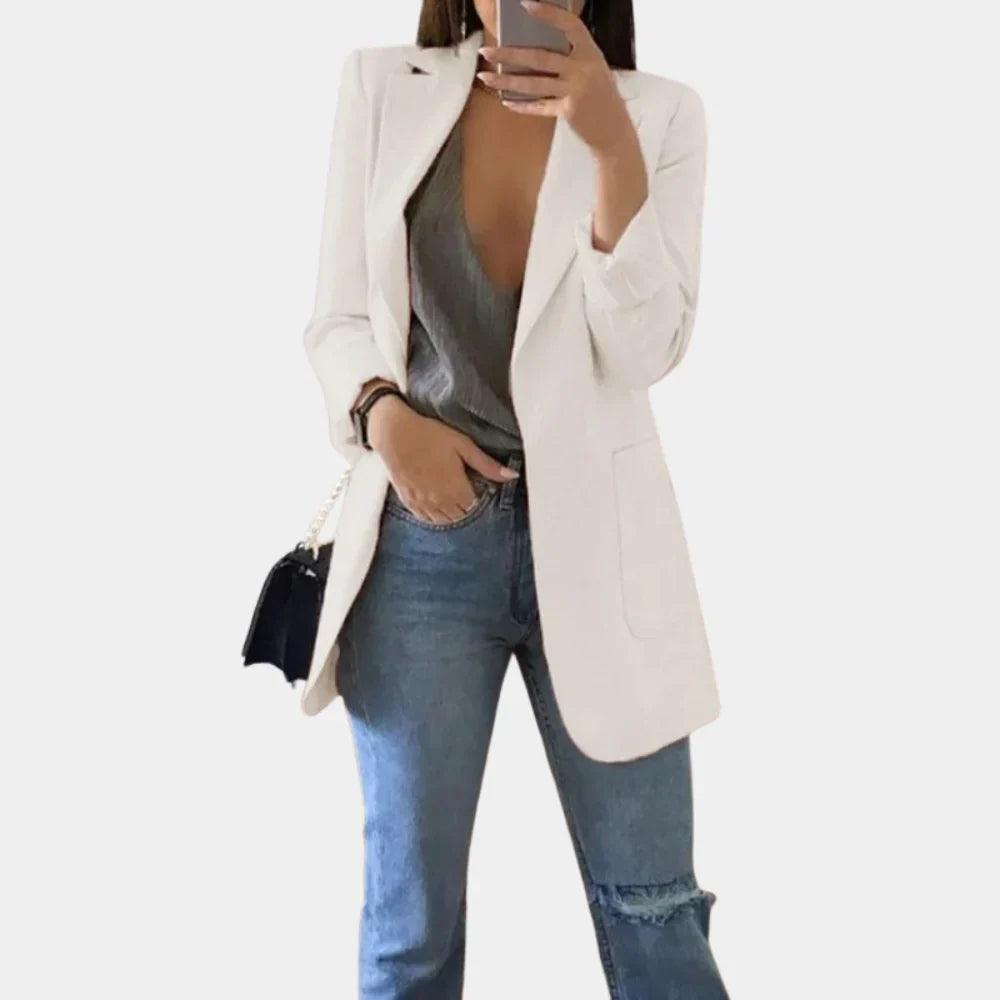 Drune | Langer Slim Fit Blazer Damen