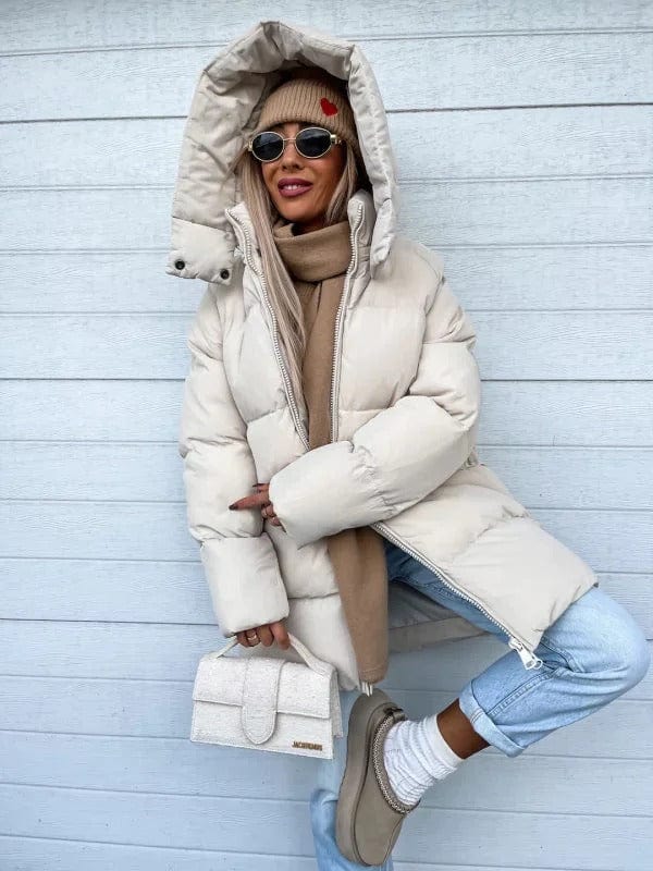 Drune | Damen Oversized Pufferjacke mit gemütlicher Winterwärme