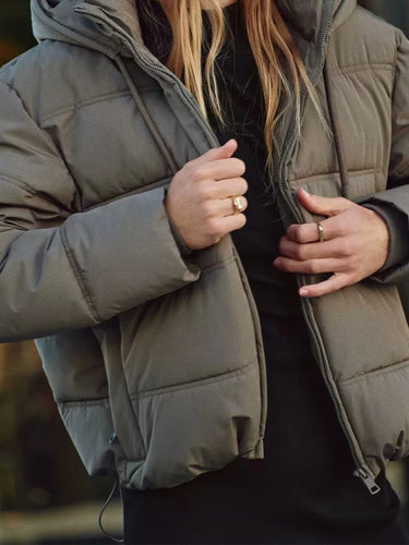 Drune | Damen Leichte Gesteppte Pufferjacke Stylisch und Warm