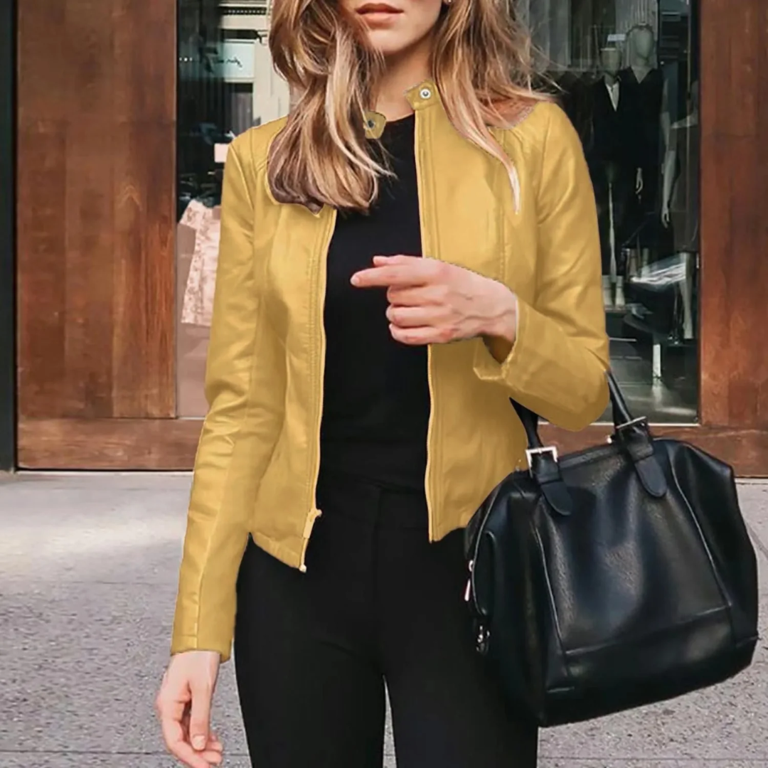 Drune | Bikerjacke für Damen Kurz