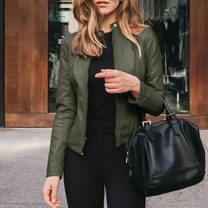 Drune | Bikerjacke für Damen Kurz