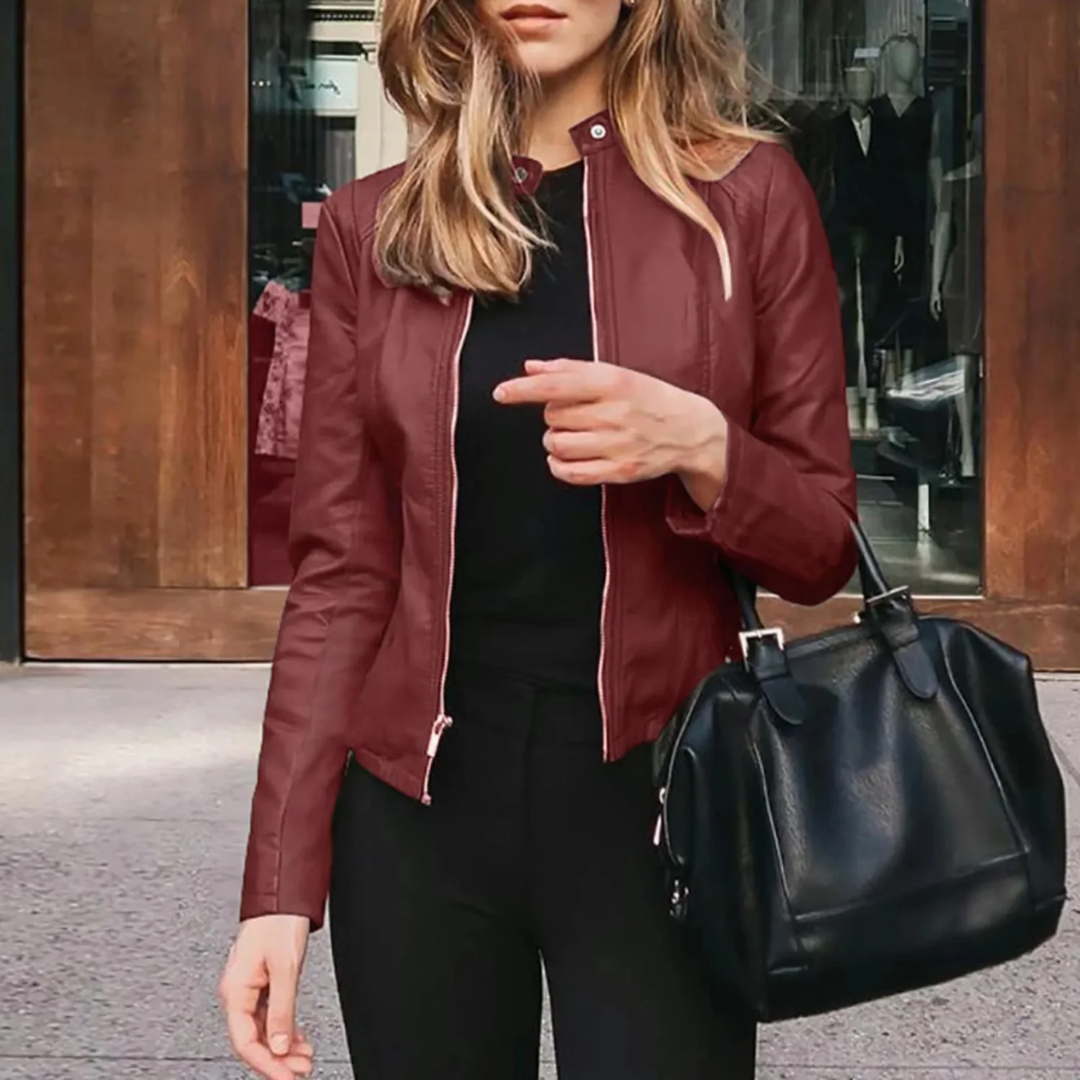 Drune | Bikerjacke für Damen Kurz