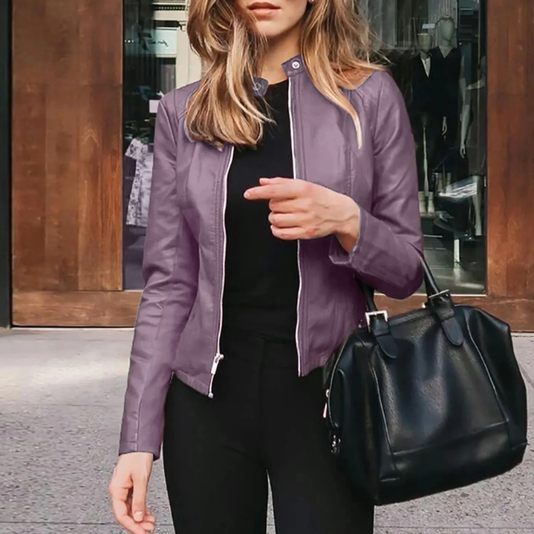 Drune | Bikerjacke für Damen Kurz
