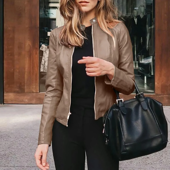 Drune | Bikerjacke für Damen Kurz