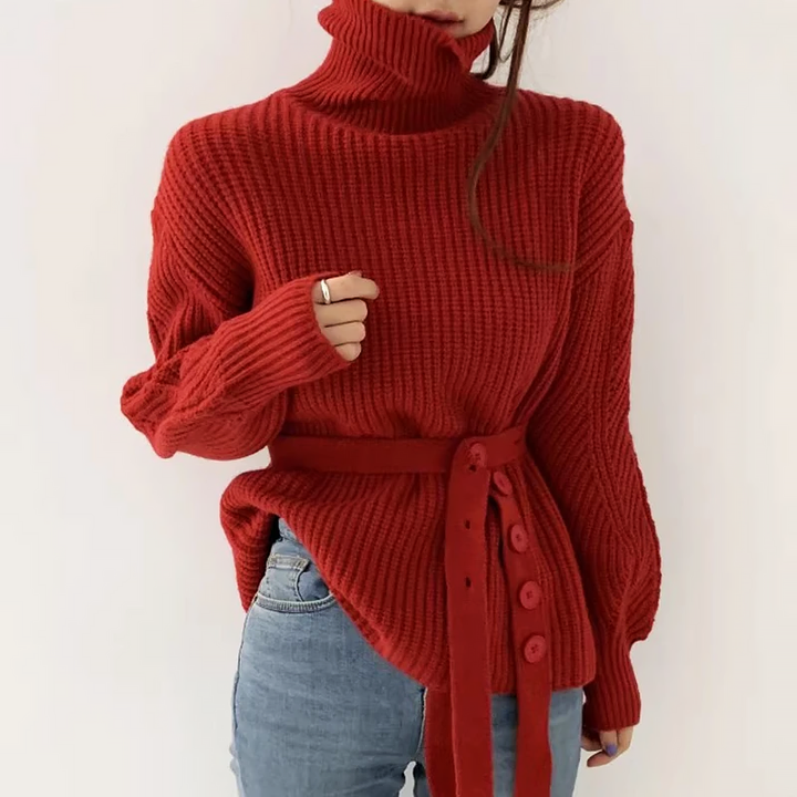Drune | Eleganter Damen Rollkragenpullover